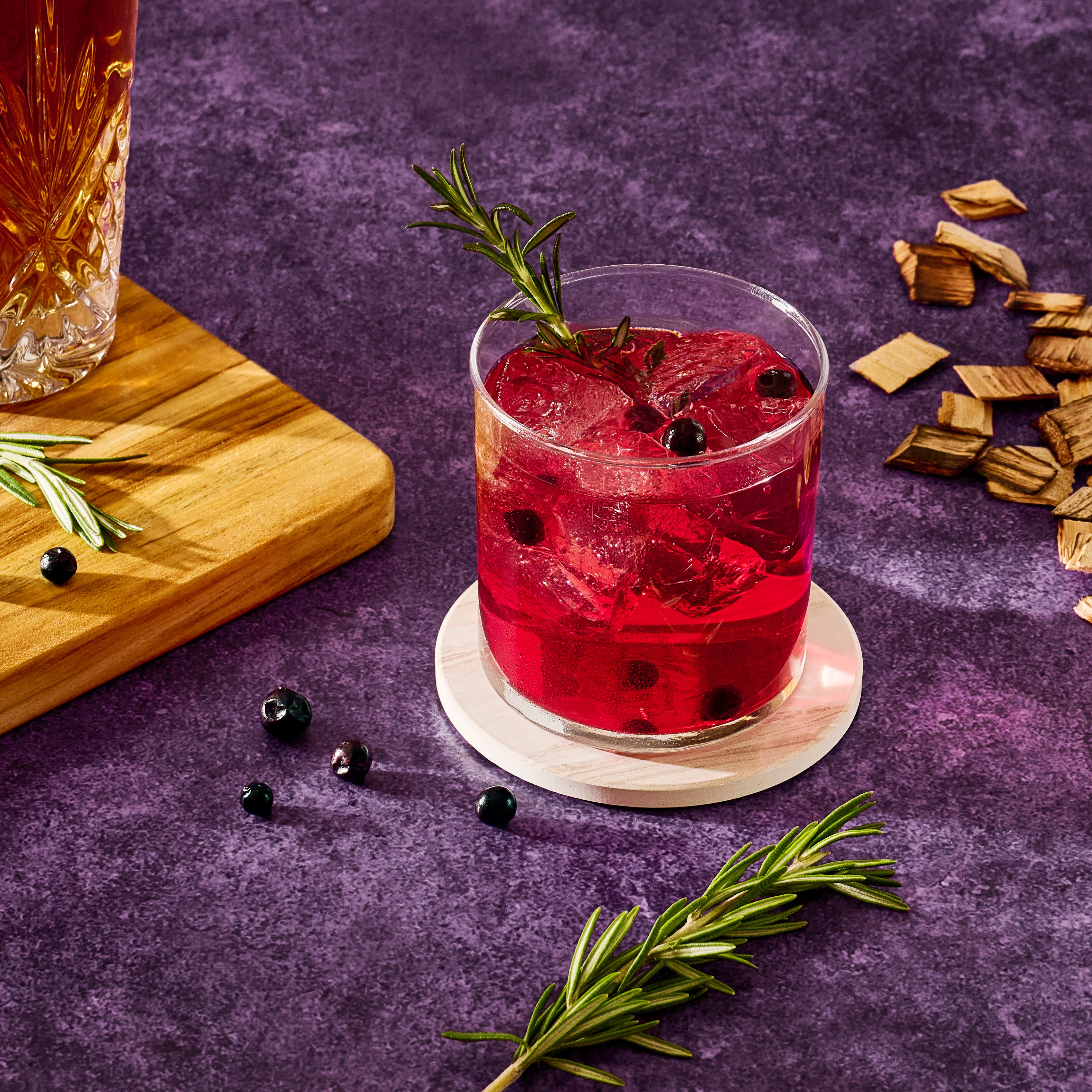 Black Currant Rosemary Cocktail
