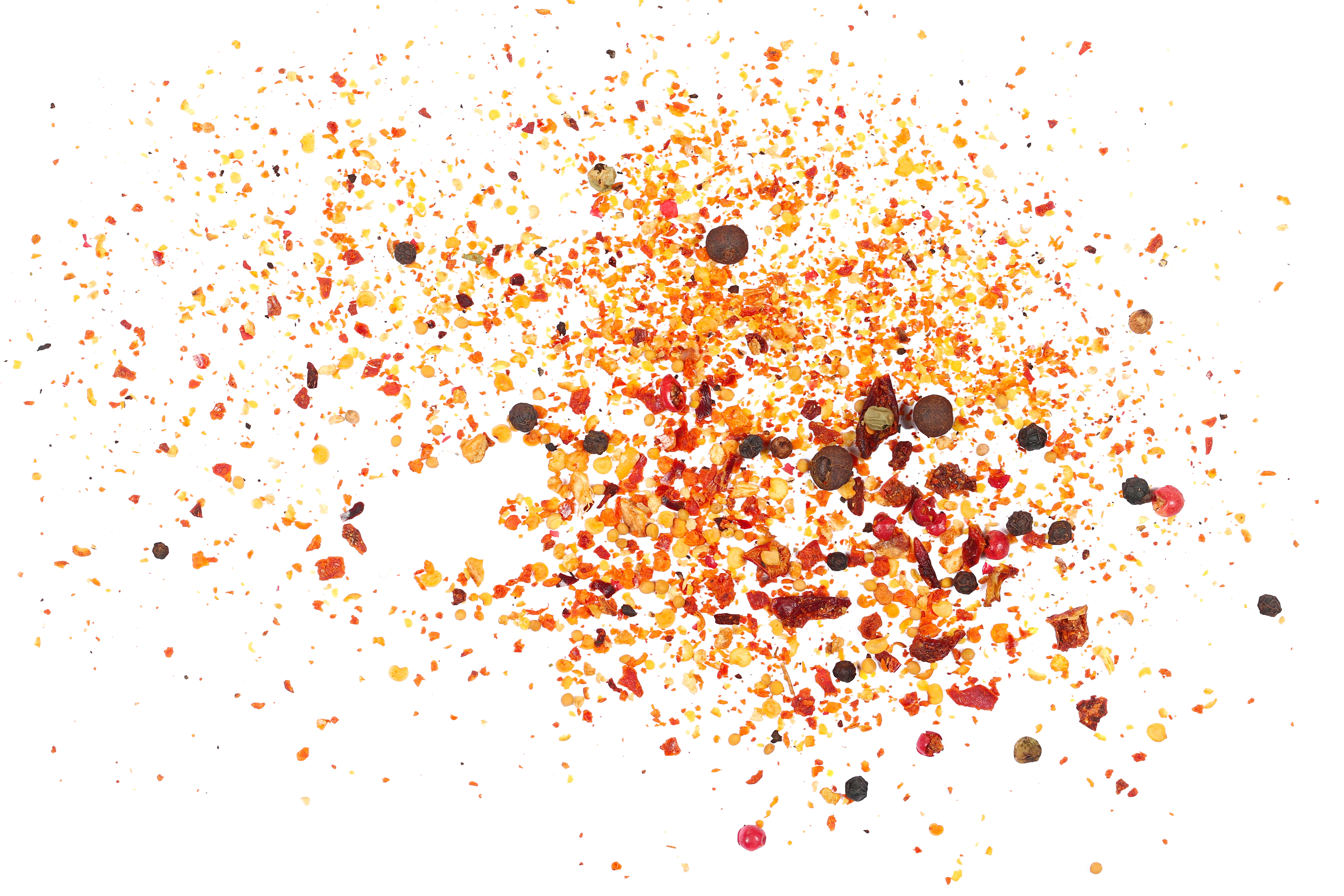 Sprinkling of seasonings.